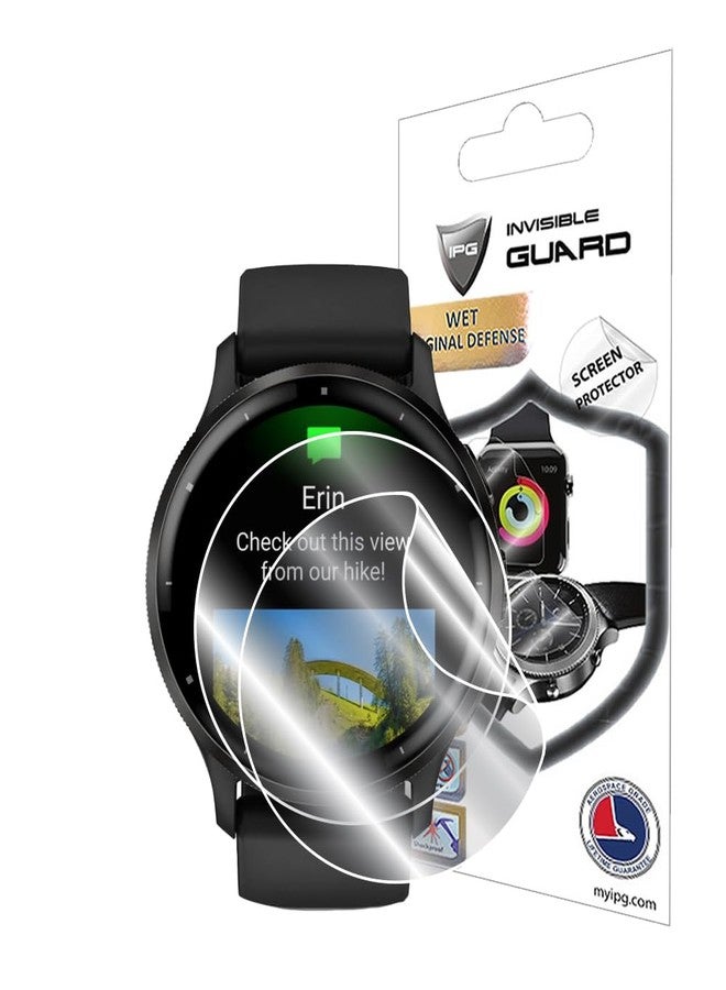 IPG for Garmin VENU 4 - Venu 3 (45mm) GPS Smartwatch Hydrogel Screen Protector (2 Units) Invisible HD Clear Film Anti Scratch Guard-Smooth/Self-Healing/Bubble for Venu4 - Image 1