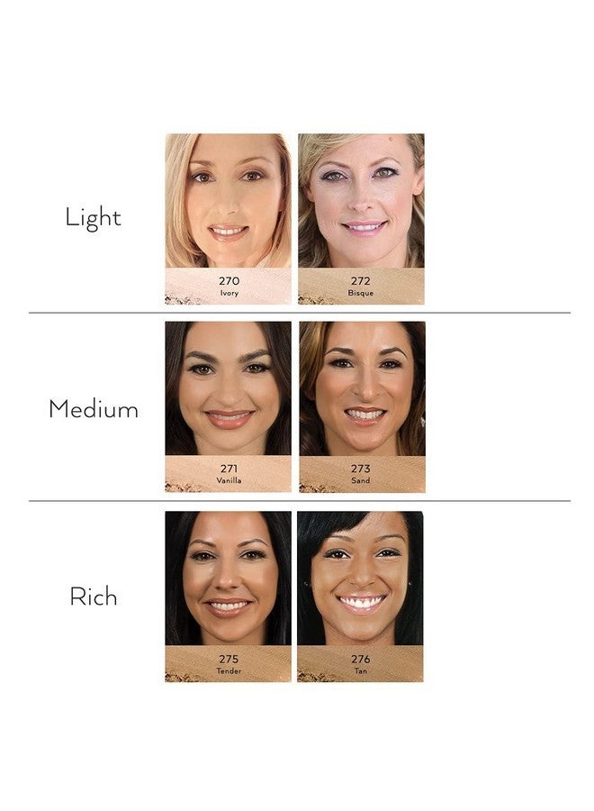 Emani Vegan Cosmetics Perfecting Mineral Crushed Powder Face Foundation - Full Coverage, HD Finish, Pore Minimizing, Silicon Free, 100% Organic, Vegan, Gluten and Cruelty Free, Buildable Coverage - Image 3