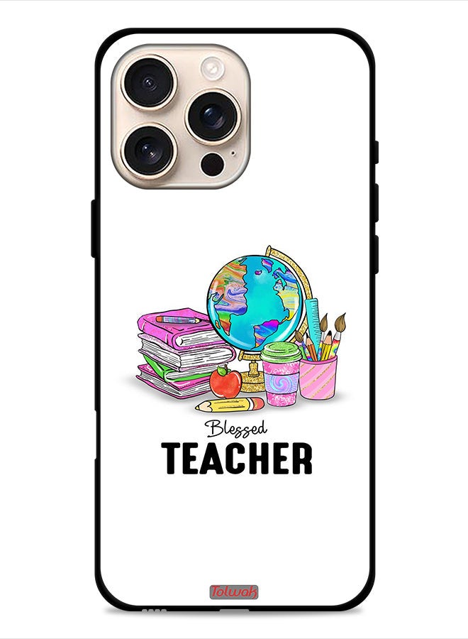 Tolwak Apple iPhone 16 Pro Protective Case Cover Blessed Teacher - Image 1