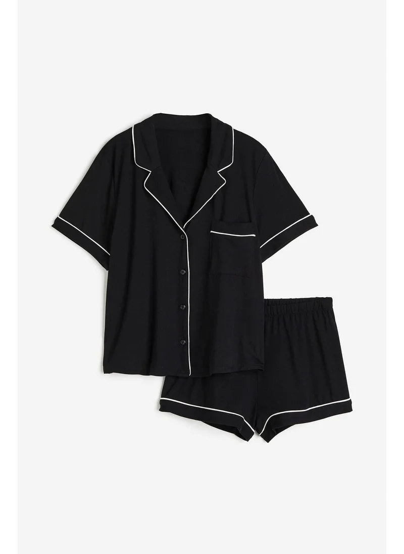 اتش اند ام Pyjama shirt and shorts