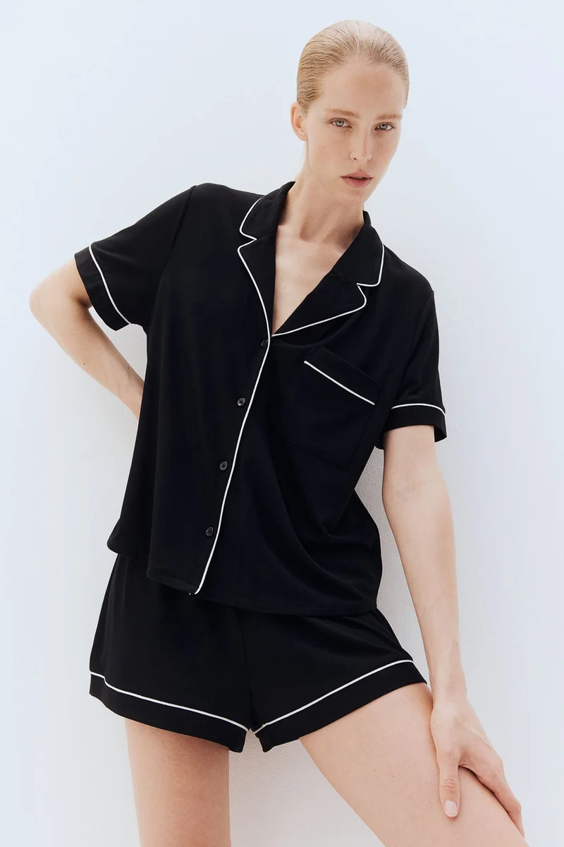 اتش اند ام Pyjama shirt and shorts