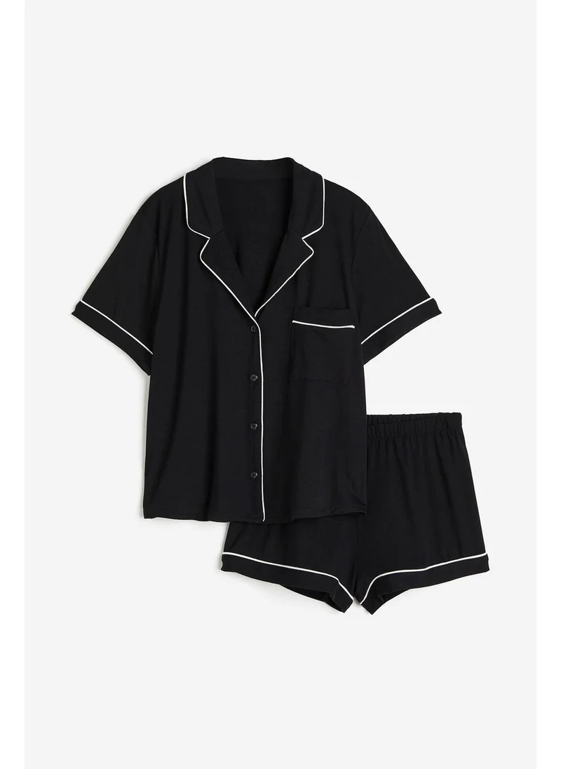 H&M Pyjama shirt and shorts