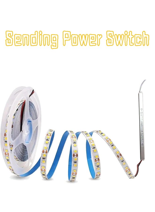 Generic - 5V USB LED Strip Lights 5m 120LEDs  Warm White LED Strip 6000K Dimmable COB LED Strip Light  Flexible USB Strip Light for TV Backlight, Bedroom Cabinet  Kitchen DIY Lighting(Warm Light) - Image 1