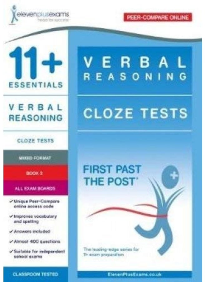 11+ Essentials Verbal Reasoning: Cloze Tests Book 3