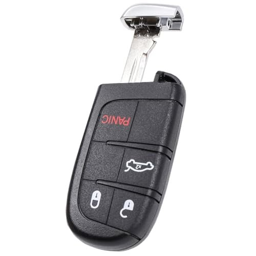 TOP-VIGOR Remote Car Key Fob 433Mhz Compatible with Dodge Charger Dart Challenger Chrysler 2011 2012 2013 2014 2015 2016 2017 2018 2019 2020, 4 Button ID46 Chip Keyless Key Fob M3N40821302 56046758AB - Image 5