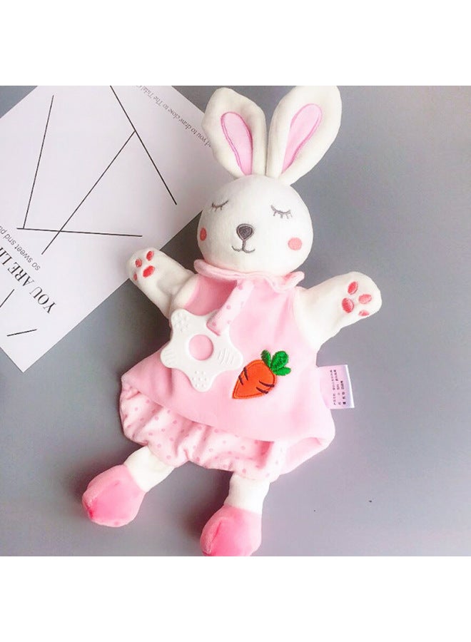Babycare Finger Doll Baby Hand Doll Toy Animal Gloves Can Open Mouth To Soothe Baby To Sleep Artifact-Color:(Bell Tooth Gum) Elephant  - Image 3