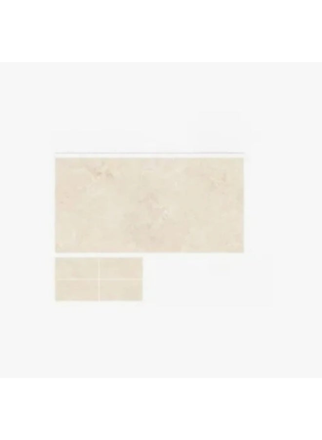 SOMANY Bon Muscat Ivory FP Polished Floor Tile – 600x1600mm | 11mm Thickness | Luxury Large Format Ivory Porcelain Tile | 1.44 SQM Coverage