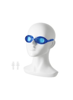 Miniso Dive into comfort and style with these dark blue adult swimming goggles, designed for clear vision in the water. 