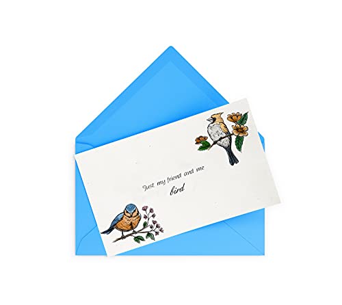 Threetols Birds Flowers Birthday Clear Stamps for Card Making Scrapbooking and Words Transparent Stamps Silicone Stamps Photo Album Decor Decoration and DIY Scrapbooking - Image 4