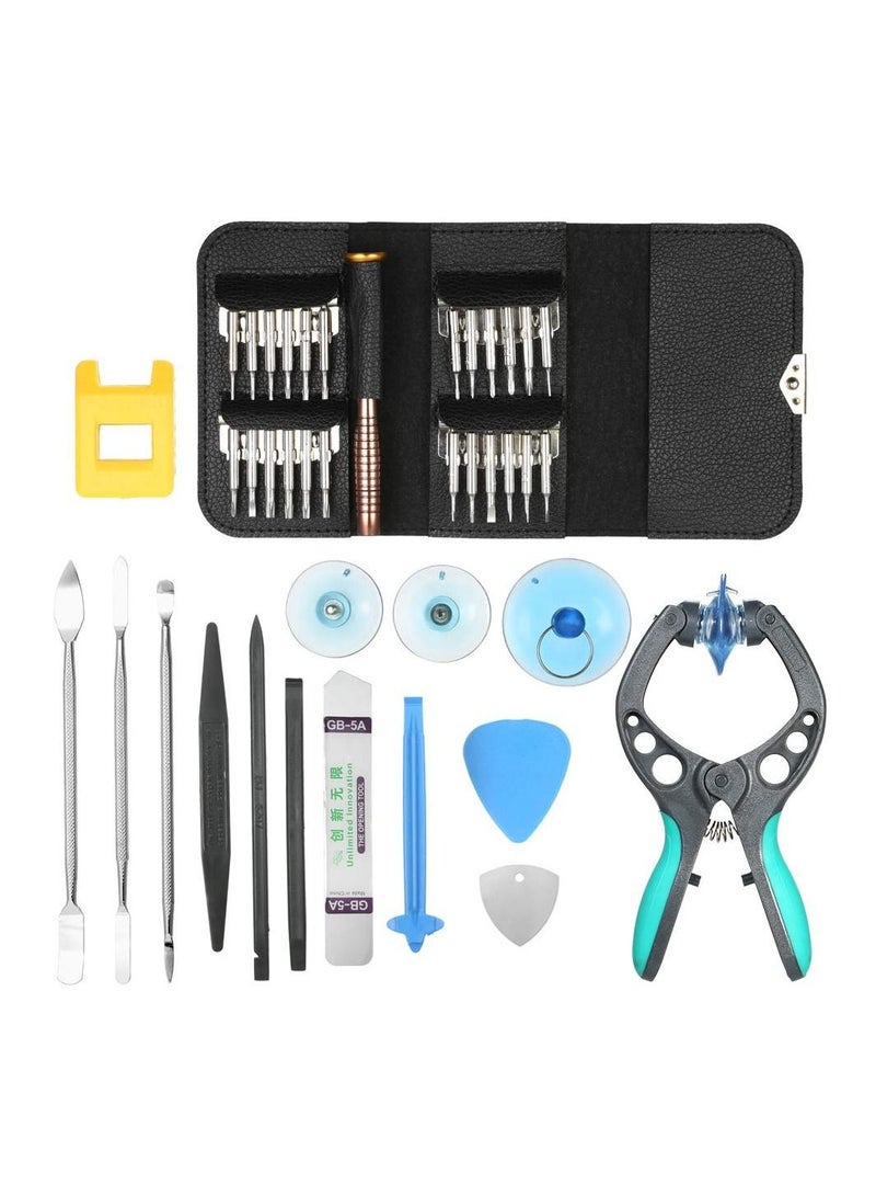 38 in 1 Mobile Phone Screen Opening Pliers Repair Tools Kit Screwdriver Pry Disassemble Screwdrivers Fix Tool Set for iPhone Samsung Sony Cellphone Laptop  - Image 1