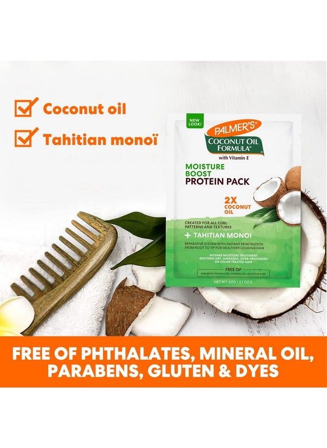PALMER'S - Coconut Oil Formula Moisture Protein Conditioner Pack (60Gm) Pack Of 2 - Image 1