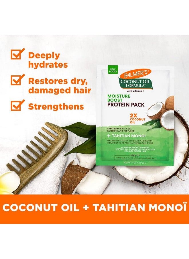 PALMER'S - Coconut Oil Formula Moisture Protein Conditioner Pack (60Gm) Pack Of 2 - Image 1
