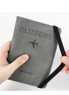 Generic Passport Wallet 15 * 10cm with Pockets for Smart Cards Phone SIM Holder Cover Passport Flight Ticket  - Image 3