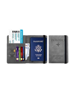 Generic Passport Wallet 15 * 10cm with Pockets for Smart Cards Phone SIM Holder Cover Passport Flight Ticket  - Image 5