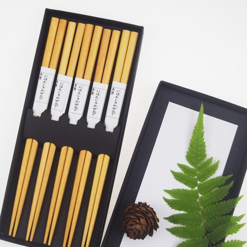 Portable EcO friendly Reusable Chopsticks Home Restaurant (5 Pairs) - Image 2