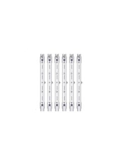 KASTWAVE R7s Linear Halogen Floodlight, Dimmable Light Bulb 118mm 300W 2800K, J Type Double Ended Base Bulbs Warm White for Floodlight, Landscape and Work Light, 6Pcs (Energy Class G)  - Image 1