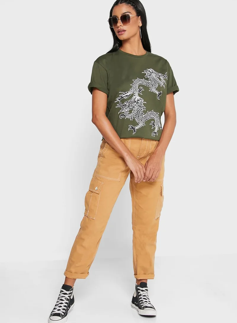 Ginger Oversized Graphic T-Shirt