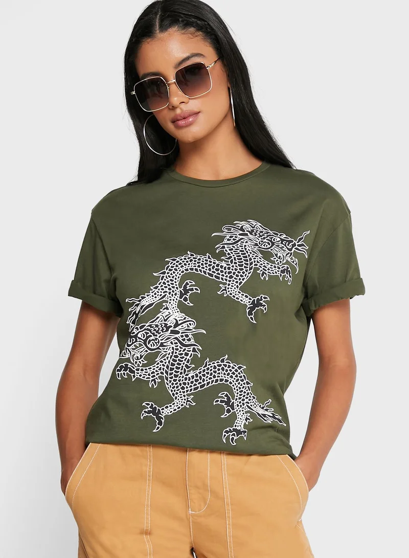 Ginger Oversized Graphic T-Shirt