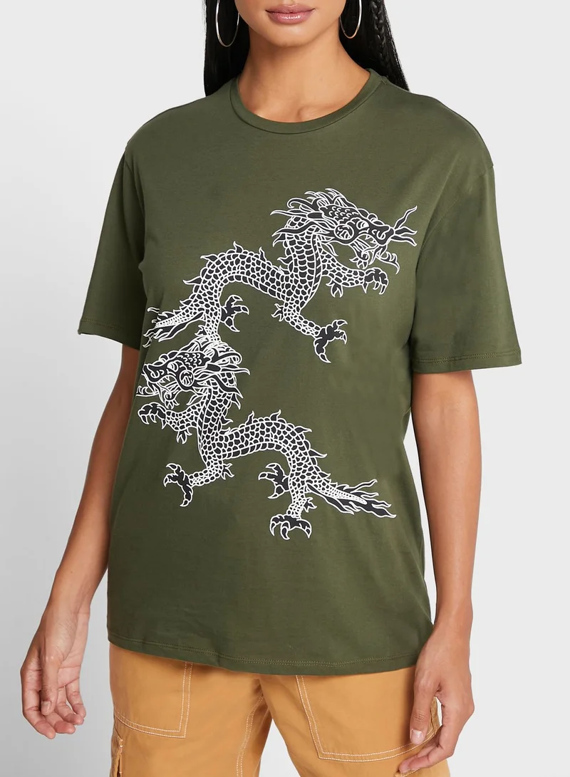 Ginger Oversized Graphic T-Shirt
