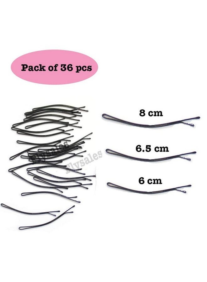 تشاندركاش مشابك شعر معدنية فاخرة باللون الأسود من CHANDERKASH، مشبك Tic Tac، دبوس شعر ودبوس U، دبوس Juda - Image 4