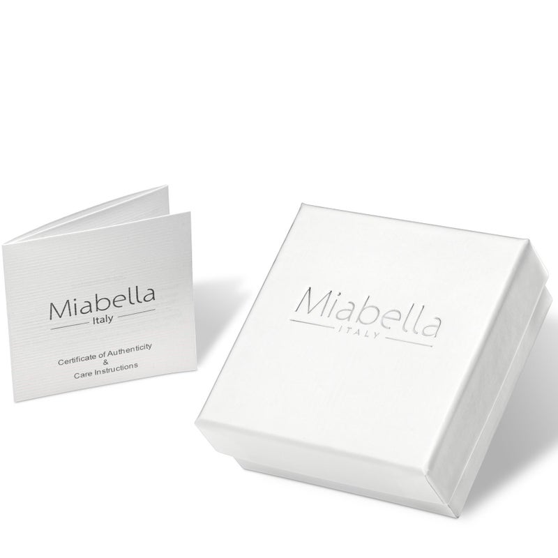 Miabella 925 Sterling Silver Italian Rosary Cross Bead Charm Link Chain Bracelet for Women Teen Girls, Adjustable, Made in Italy (Length 7 to 8 Inch) - Image 5