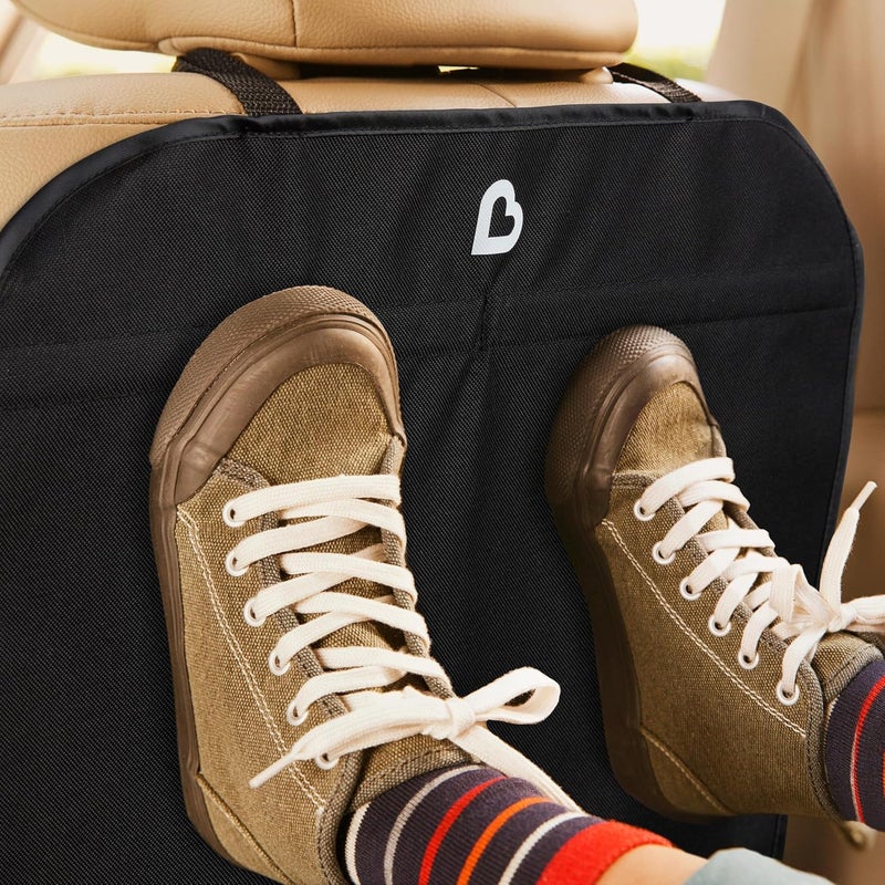 Munchkin غطاء مقعد السيارة للأطفال من مانشكن - حصائر حماية فاخرة - لون أسود - عبوة من 2 - Image 2