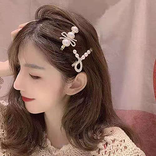 HOMEMATES Korean Style Pearl Barrettes Hairpin Hair Clip Alligator Headdress Hair Accessories Set For Womens Girls Pack of 6 Pcs - Image 5