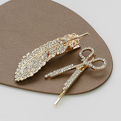 HOMEMATES Korean Style Pearl Barrettes Hairpin Hair Clip Alligator Headdress Hair Accessories Set For Womens Girls Pack of 6 Pcs - Image 3
