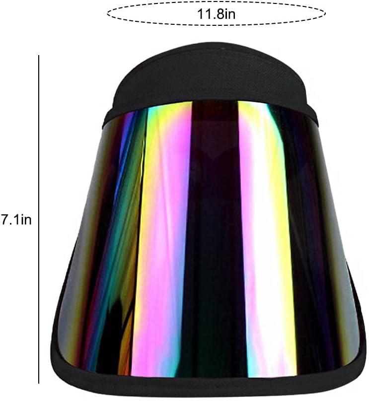 VIOKKO Face_Shield Protector Sun Visor Hat UV Protection Summer Sun Cap Great for Oudtoor Hiking Camping Golf Tennis Cycling - Image 4