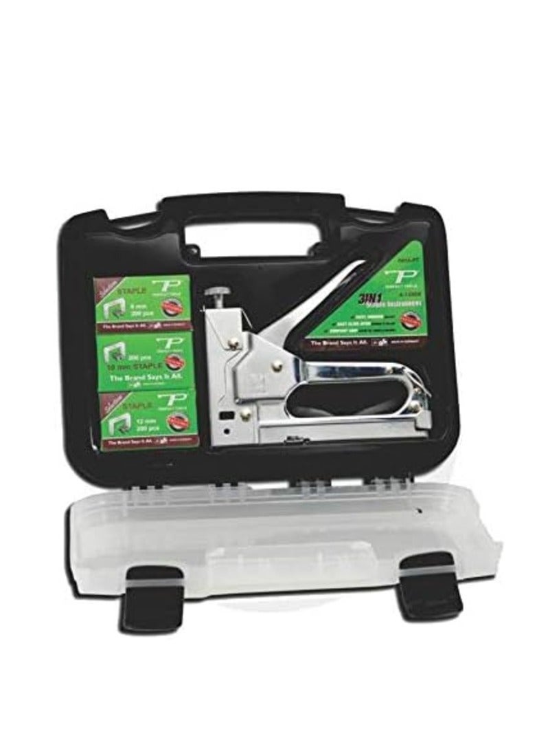 Perfect 3 In 1 Metal Staple Gun