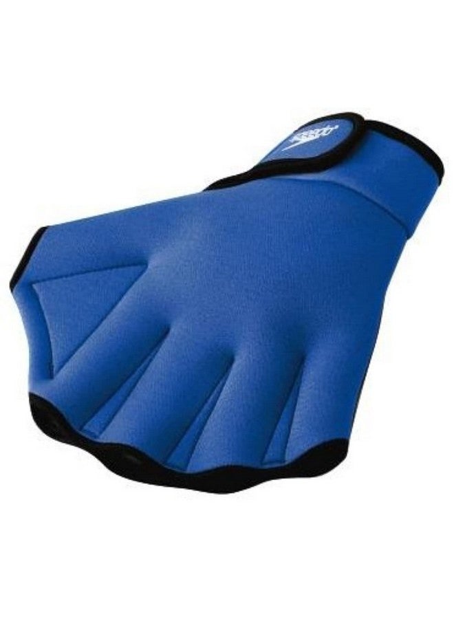 speedo Unisex Adult Swim Training Fitness Aquatic Gloves Royal Medium Us - Image 2
