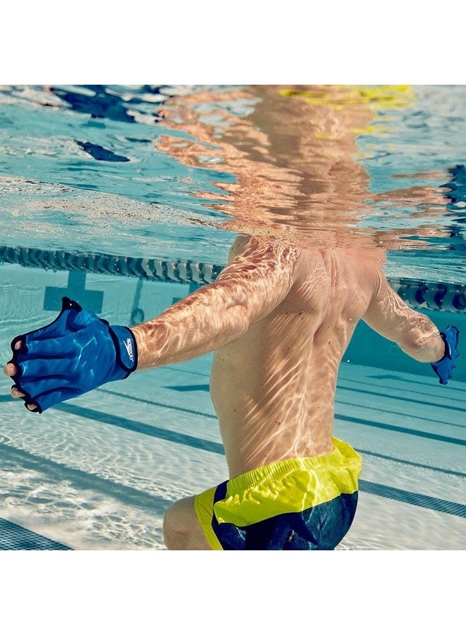 speedo Unisex Adult Swim Training Fitness Aquatic Gloves Royal Medium Us - Image 5