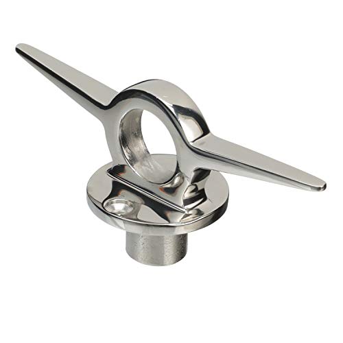 Seachoice 316 Stainless Steel Lifting Ring w/Cleat, 6 in. Long, 1-1/8 in. Diameter Eye, Chrome - Image 2