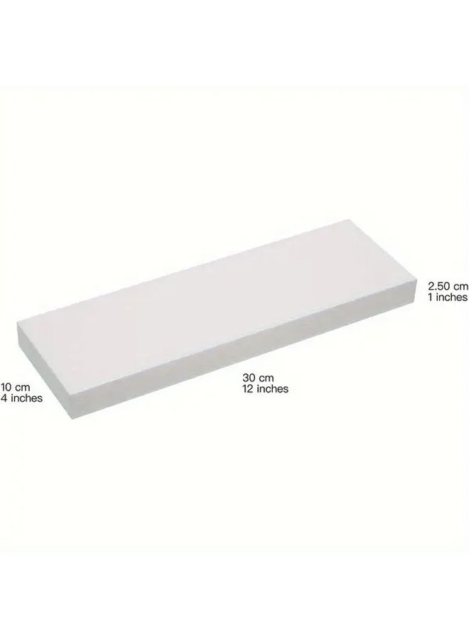 4pcs White Foam Blocks 12x4x1in for Craft DIY Floral Arrangements Modeling Decor - Image 3