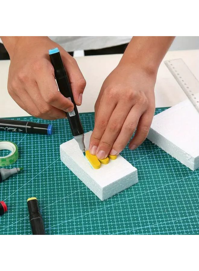 4pcs White Foam Blocks 12x4x1in for Craft DIY Floral Arrangements Modeling Decor - Image 4