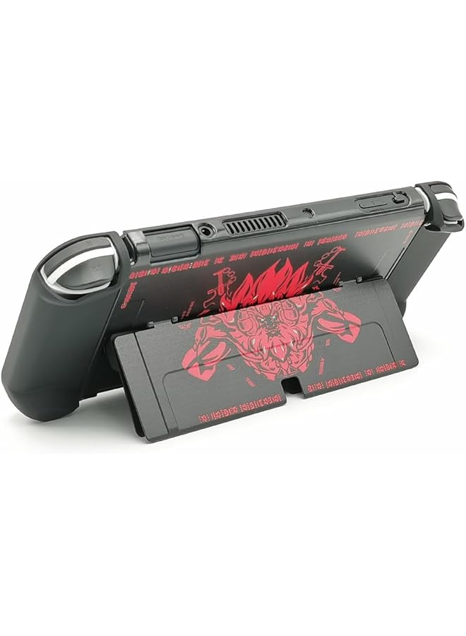 AXIYIBZI Protective Case Compatible With Switch Oled 2021 Hard Shell Case Cover For Switch Oled 7 Inch And Joy Con Controllers With 4 Thumb Grips Zelda Switch Oled Carrying Case - Image 4