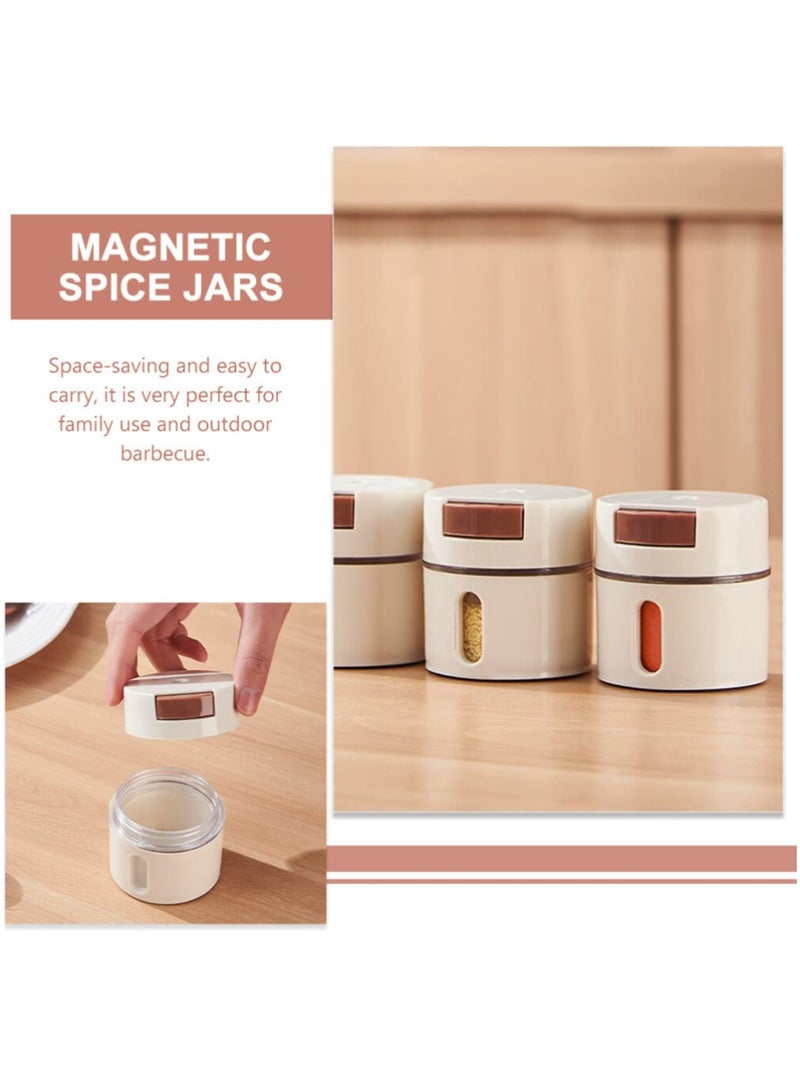 KASTWAVE Salt and Pepper Shakers Set with Adjustable Pour Holes - Spice Dispenser - Perfect for Pink Himalayan, Table Salt, Black and White Pepper（6 pcs）  - Image 5