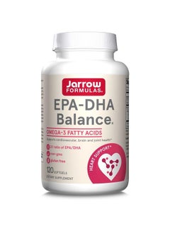 EPA-DHA Balance 600 mg - 120 Softgels - 2:1 Ratio of EPA & DHA - Supplement Supports Brain & Joint Health - Ultra-Purified, Highly Concentrated - 60 Servings (Packaging May Vary)
