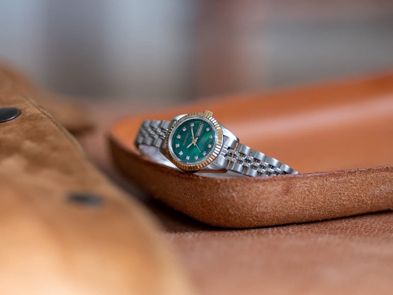 Armitron Women's Genuine Crystal Accented Day/Date Function Bracelet Watch, 75/2475 - Image 2