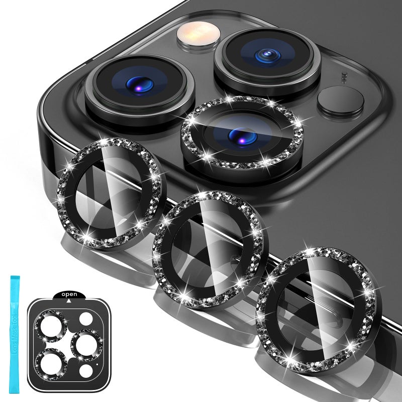 Tensea Camera Lens Protector Compatible for iPhone 17 Pro Max/17 Pro/15 Pro Max/15 Pro/16 Pro Max/16 Pro/14 Pro Max/14 Pro, Metal Tempered Glass Cover Camera Screen Protector Accessories,Case Friendly - Image 1