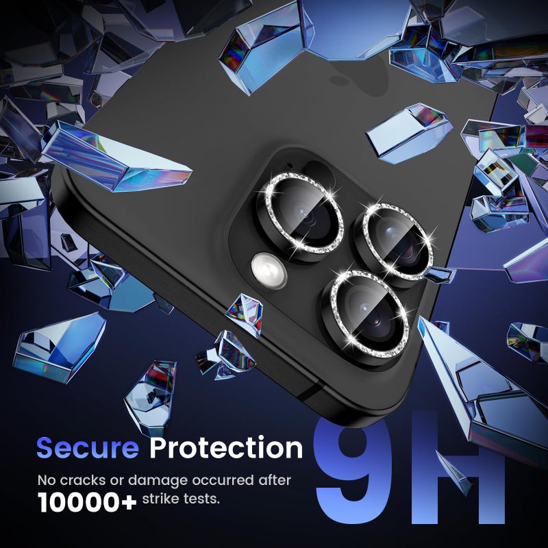 Tensea Camera Lens Protector Compatible for iPhone 17 Pro Max/17 Pro/15 Pro Max/15 Pro/16 Pro Max/16 Pro/14 Pro Max/14 Pro, Metal Tempered Glass Cover Camera Screen Protector Accessories,Case Friendly - Image 5
