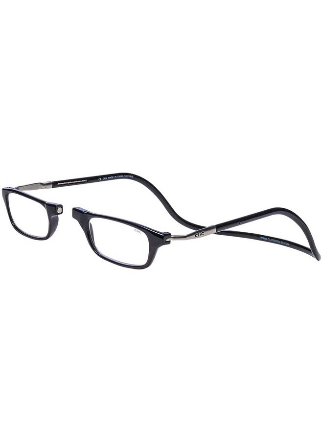 clic - Magnetic Reading Glasses (Long Temples) Computer Readers Replaceable Lens Original Long (Ml Black 2.50 Magnification) - Image 1