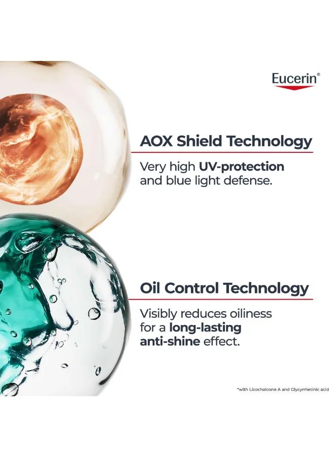 Eucerin  Sun Oil Control Gel-Cream SPF50+ 50ml for Women | Best Price UAE