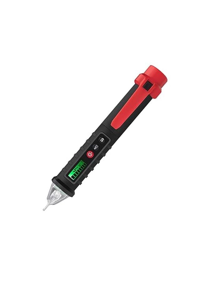 اختبار القلم الأسود للجهد بدون تلامس مع شاشة LCD عرض تلقائي للكهربائيين - Image 1