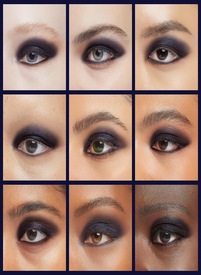 BEPHOLAN Single Matte Black Eyeshadow Palette,Cake Eyeliner Powder Goth Makeup Eyeshadow, Black Gothic Vampire Blood Makeup,Black Rose - Image 4