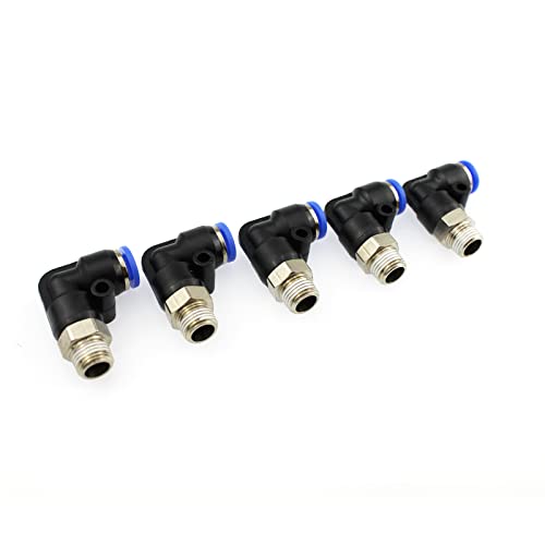 ANP PUAUTO Vacuum PU Tubing and Push Lock Fittings Kit 18 NPT to 14 Tubing for Turbocharged Vehicles Wastegate solenoid - Image 3