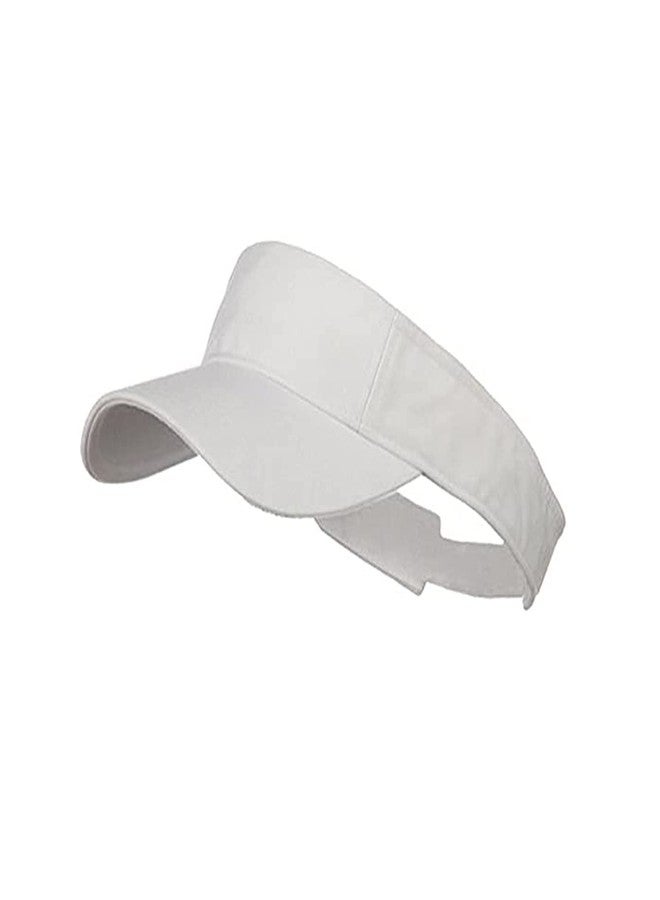 INFISPACE® Men's & Women's Cotton Adjustable Visor Cap (Pack of 2) (Black + White) - Image 3