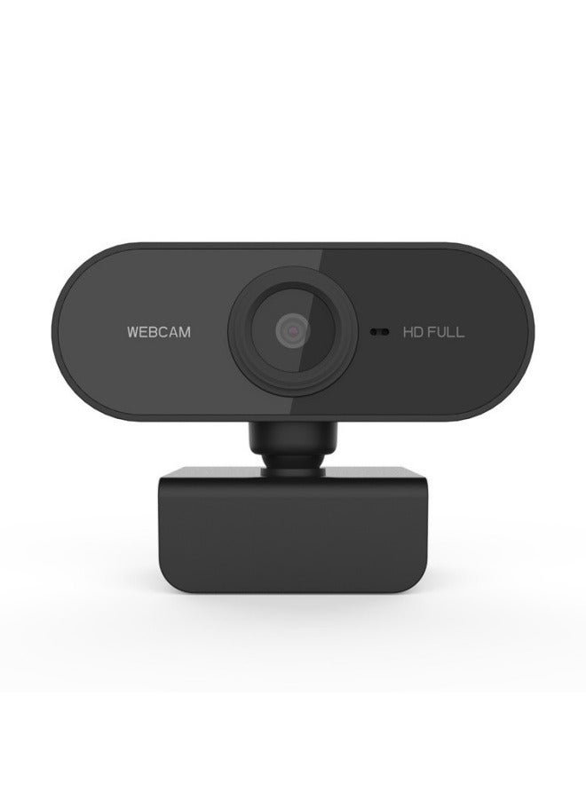 HD computer camera 1080P with microphone C1 desktop usb drive-free webcam online class video call - Image 1