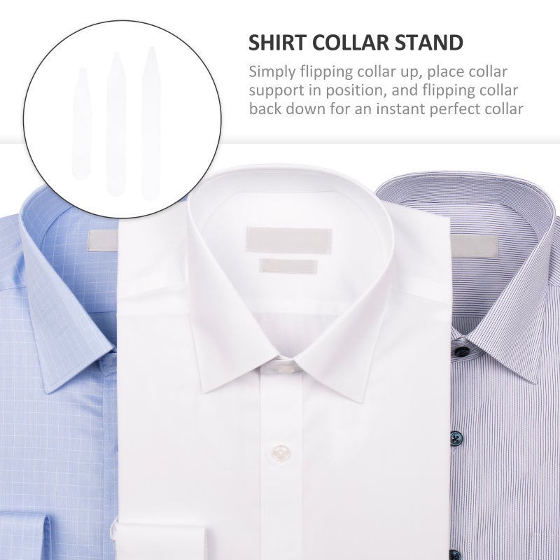 Collar Stays Plastic, Durable Shirt Collar Support for Men and Women - Image 5