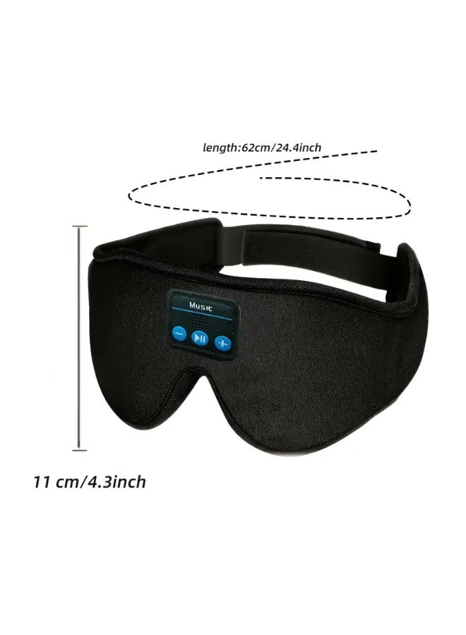 Bukela Sleeping Eye Mask with Bluetooth Headphones, 3D Sleeping Headphones Eye Mask for Side Sleepers, Best Gift and Travel Essential - Image 5